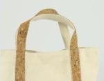 Wholesale Cork & Canvas 22.5x21cm handbag, customized logo is available