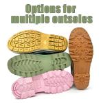 2024 Fashion Waterproof Ankle Wellies Neoprene Molded Gumboots Chelsea Rain