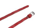 2.5cm Wide Women's Fashion Leather Belts Red Waist Strap For Promotional