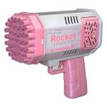 Bubble Gun Rocket 69 Holes Soap Bubbles Machine Christmas Gift Gun Shape