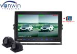 7'' 9'' 10'' 2 Splits AHD Car Display TFT Car Monitor For 2 Channel Video