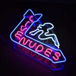 Neon Signs Beer Bar Home Art Handmade Glass Neon Lights Sign for Live Nudes
