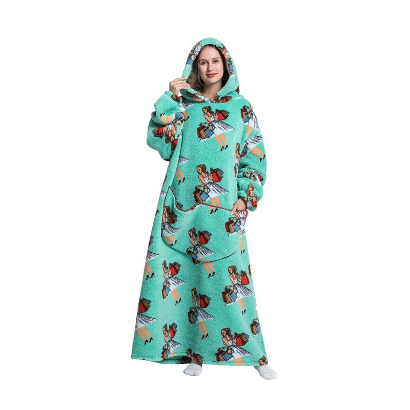 Colorful Full Length Blanket Hoodie