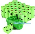 Cornstarch Based Eco Compostable Dog Poop Pick Bag - 4Refill Rolls,60Bags,
