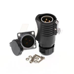 Wholesale LP20 3 Pin Aviation Circular Power Connector Male Female Cable Plug Panel Mount Socket from china suppliers