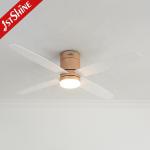 Modern Design 6 Speeds MDF Blades Ceiling Fan Light Rose Gold Color and Low