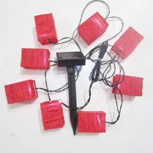 Wholesale Solar LED Nylon Lantern Chain Square solid color from china suppliers