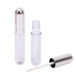 Moisturizing Silver Aluminum Head Cap Plastic Lip Glaze Tube Technology Sense