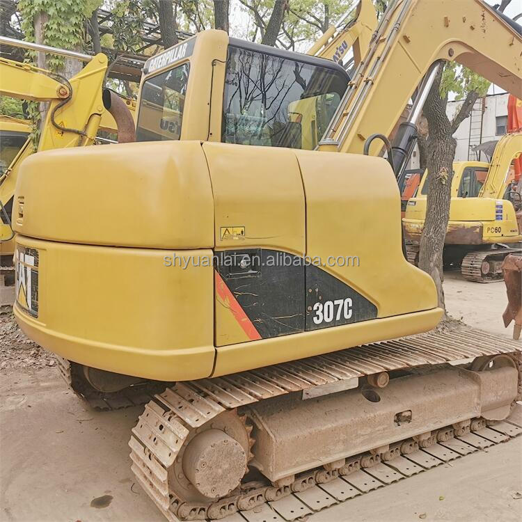 7000 KG Weight and Soft Steel Design CAT307c Excavator with Original Hydraulic Valve