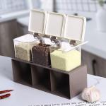 Odm Household 3pcs Set Plastic Kitchen Organizers Seasoning Box