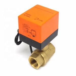 Wholesale Air conditioning floor heating Parts electric two way ball valve three wire two control one control Brass water heat from china suppliers