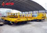 Workshop Annealing Furnace Material Transfer Carts Electric Powered In Yellow