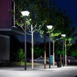 3.2V 12000mAh Die-casting aluminum Solar Led Garden Lights For Courtyards