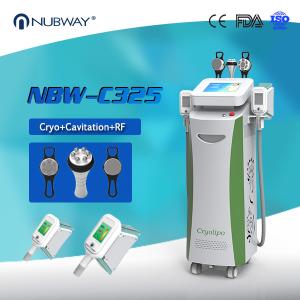 Wholesale FDA CE aprobó la clínica de belleza utilizado 5 manijas cryolipolysis máquina adelgazante con cavitación Rf maneja from china suppliers