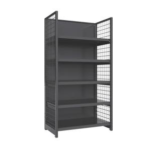 Wholesale Double Sided Gondola Steel Wire Mesh Rack Metal Display Shelves For Supermarket from china suppliers