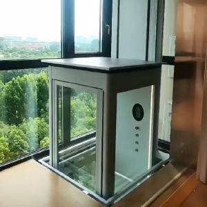 Wholesale 5 Stops Hydraulic Naked Cabin Elevators With 14.5 M Maximum Travel Height Hydraulic Lift For Home from china suppliers