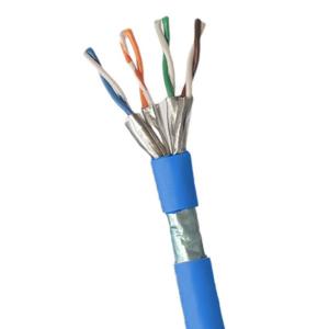Wholesale Blue CAT8 FFTP LSZH 22AWG Copper 40Gbps Cable For Data Transfer 1000ft from china suppliers