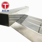 Industrial Rectangular Steel Tubing 304 316 321 Polishing Hairline 0.3 - 2.0mm