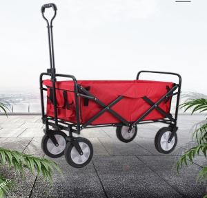 Wholesale Green 4 Wheel Hand Trolley Cart for Easy Transport at Outdoor Parties and Camping from china suppliers