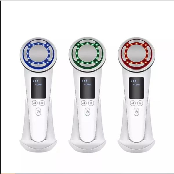 New Product RF EMS Frequency Radio Beauty Device LED Face Massage Sonic