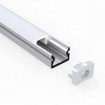 Square Shape Surface Mounted LED Profile 6063 Aluminum Material For Kitchen