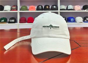 Wholesale ACE ODM Creative Flat Embroidery Logo Long Strip Buckle Custom Baseball Curve Brim Cap Hat from china suppliers