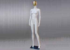 Wholesale Clothing Store Display Mannequins / Female Full Body Mannequins With Golden Head from china suppliers