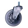 Buy cheap 75mm Transparent Thread Stem PU Caster Wheels with Chrome Plated from wholesalers
