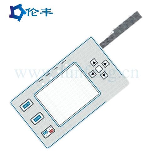 DC 12V Flat Membrane Switch Panel With Insulation Resistance >100MΩ And Storage