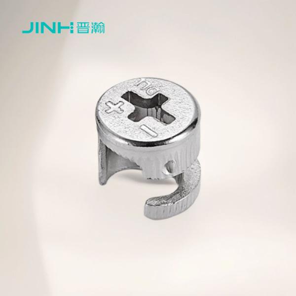 12mm Diameter Modular Furniture Cam Lock Nuts in Zinc Plated Finish for Cabinet