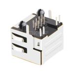 Amphenol RJHSE-5387-02 Compatible LINK-PP LPJE101A80NL Tab Up Red/Green LED 1X1