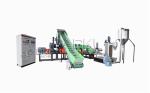 250kg H Plastic Granulating Line PP Raffia Woven Bag Recycling Machine