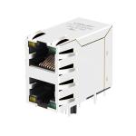 LPJ17633BDNL 10/100 Base-T Tab Up Yellow/Green LED 2X1 Port 8P8C RJ45 Connector