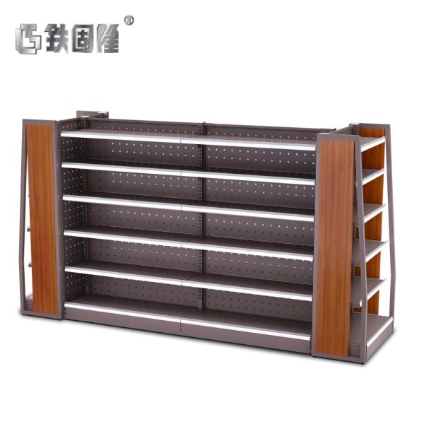 Coffee Color Convenience Store Display Shelves 30kg-50kg for each Layer 900mm