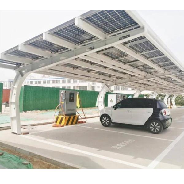 Electric Vehicle Charging Parking Lot Solar Panel Parking Lot SP-1 Aluminum