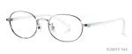 PARIM Round Kids Eyeglass White Rose Gold Mental Optical Frames Prescription