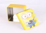 Metal Tinplate Custom Artwork Embossed Candy Tin Cans With 0.23 MM Cover