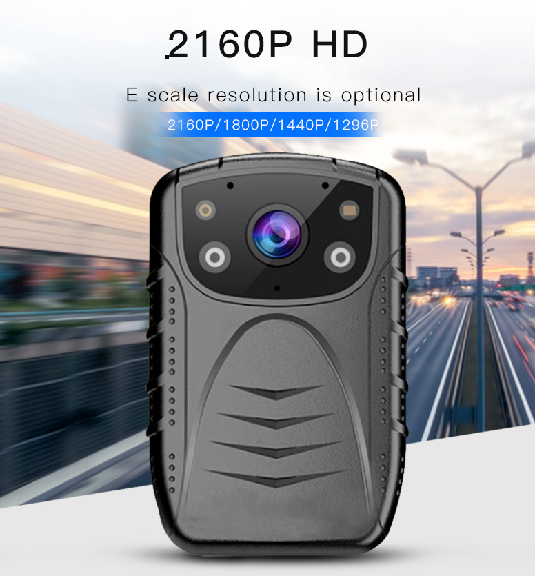 4K 5MP CMOS Hidden Body Camera Ambarella A7LA50 Support Remote Controller