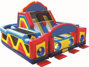 Wholesale Happy Rainforest Rapids Commercial Inflatable Combo from china suppliers
