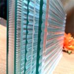 1830*2440/1830*3660 Ribbed Pattern Glass for Apartment Building Construction