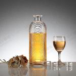 Silkscreen Printing Clear Liquor Vodka Brandy Whisky Glass Wine Bottles for