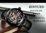 Diamond Luxury Mechanical Watches High Hardness Glass Analog Dial Display