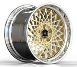 Polish Forged 2 Piece Step Lips Rims Pontiac Trans AM GTA 18x10.5 Gold