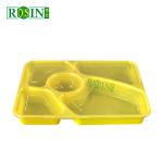 Custom Disposable 4 Compartment Food Containers Take Away for Restaurant
