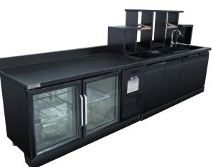 Wholesale 370L 2 Door Commercial Under Bench Fridge Accurate Temperature Control from china suppliers