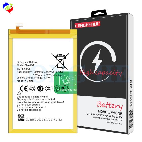 Double IC Protection BL-49DT 3.85V 5000mAh Lithium Mobile Phone Battery for