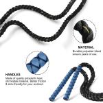 Fitness Jump Rope Upgrade Weight-Bearing Jump Rope Polyester Nylon Thick Rope