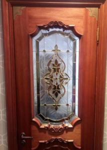Wholesale Custom Shapes Decorative Leaded Glass For Wood Door Antique Stained Glass Panels from china suppliers