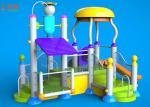 Customized Color Water Park Equipment / Water Slide Equipment 785X680X570mm Size