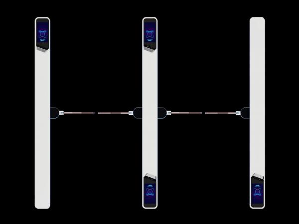 Power-Off Free Travel Speed Gate Turnstile For High Security Access Opening Time